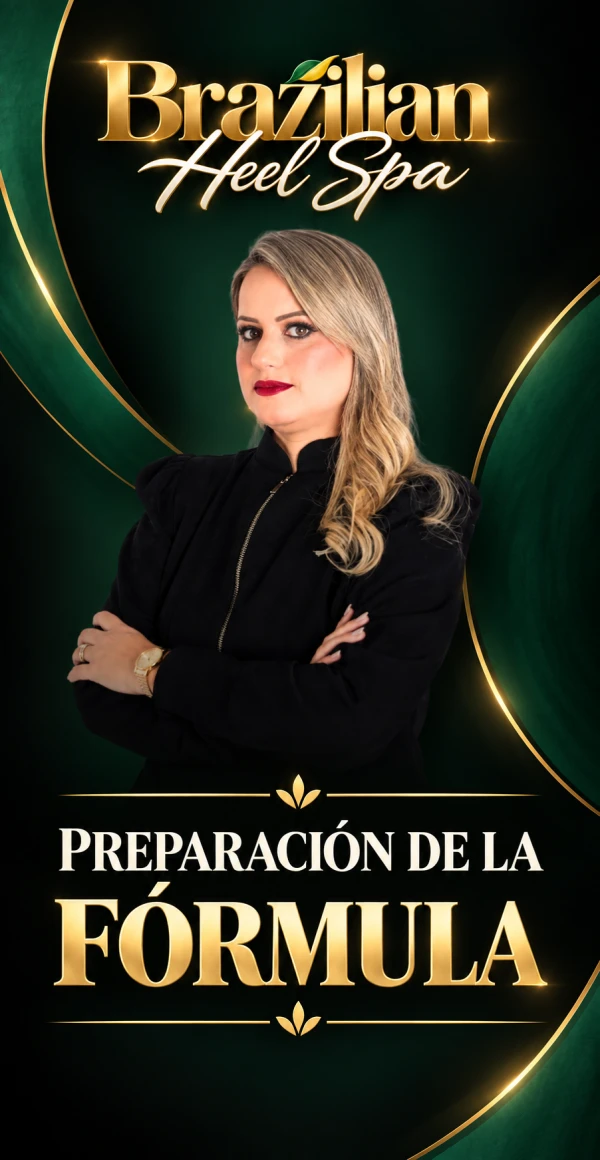 Preparación de la fórmula, con Kelly Cordeiro